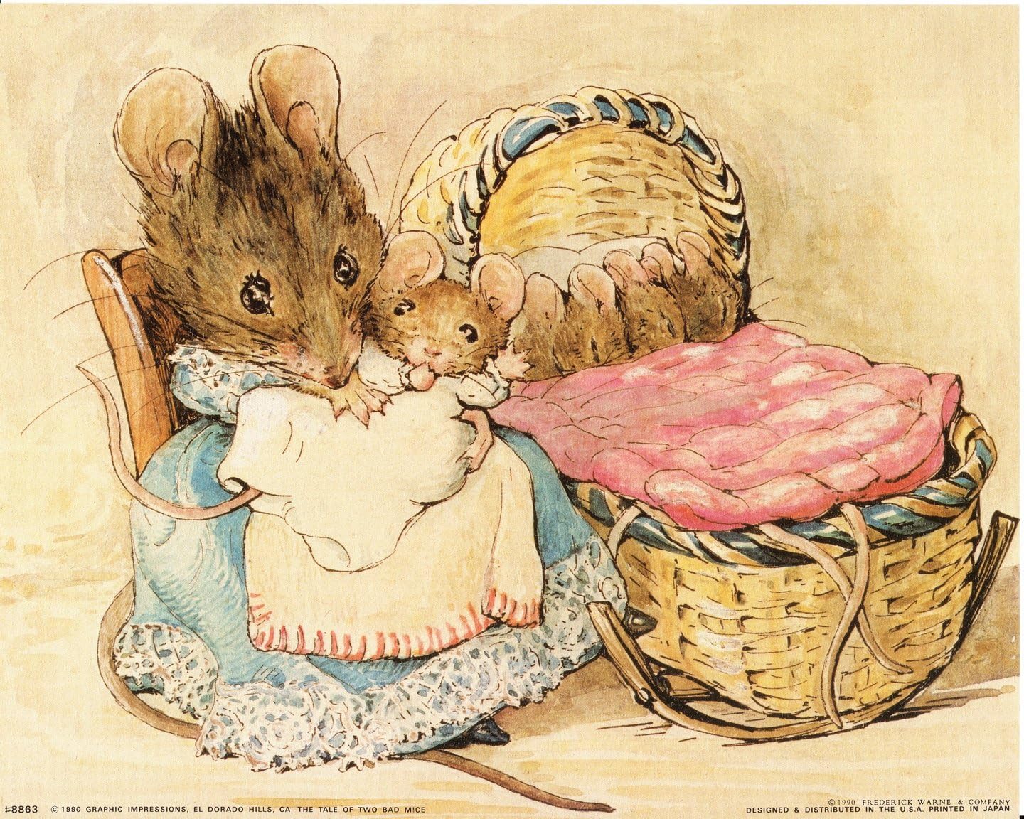 Tale of Two Bad Beatrix Potter Art 