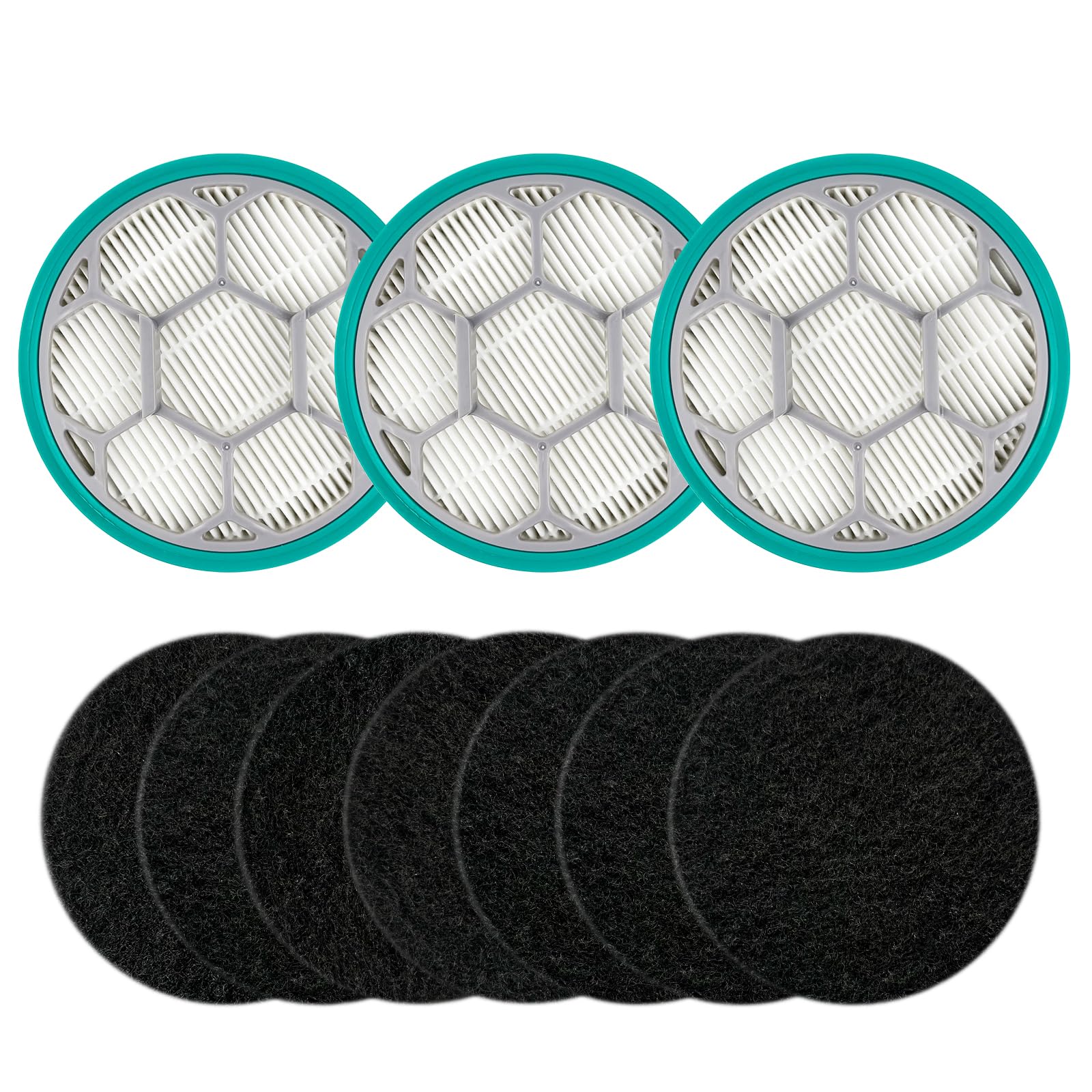 Hepa Filter Sponge Replacement Accessories for Neakasa/Neabot P1 Pro Pet Grooming Kit & Vacuum(3 Hepa Filters+7 Sponges)