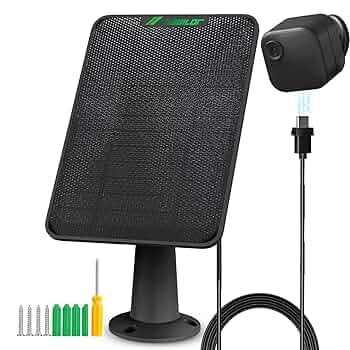 Amazon | 6W ソーラーパネル Blink Outdoor 4 (第4世代) カメラ