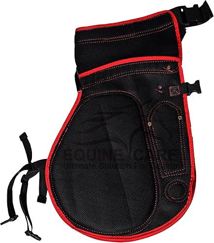Miniatura 9 de Equine Care Chaps para mujer  Delantal de cuero y lona de 23 pulgadas  Equipo esencial para la zapata de caballos