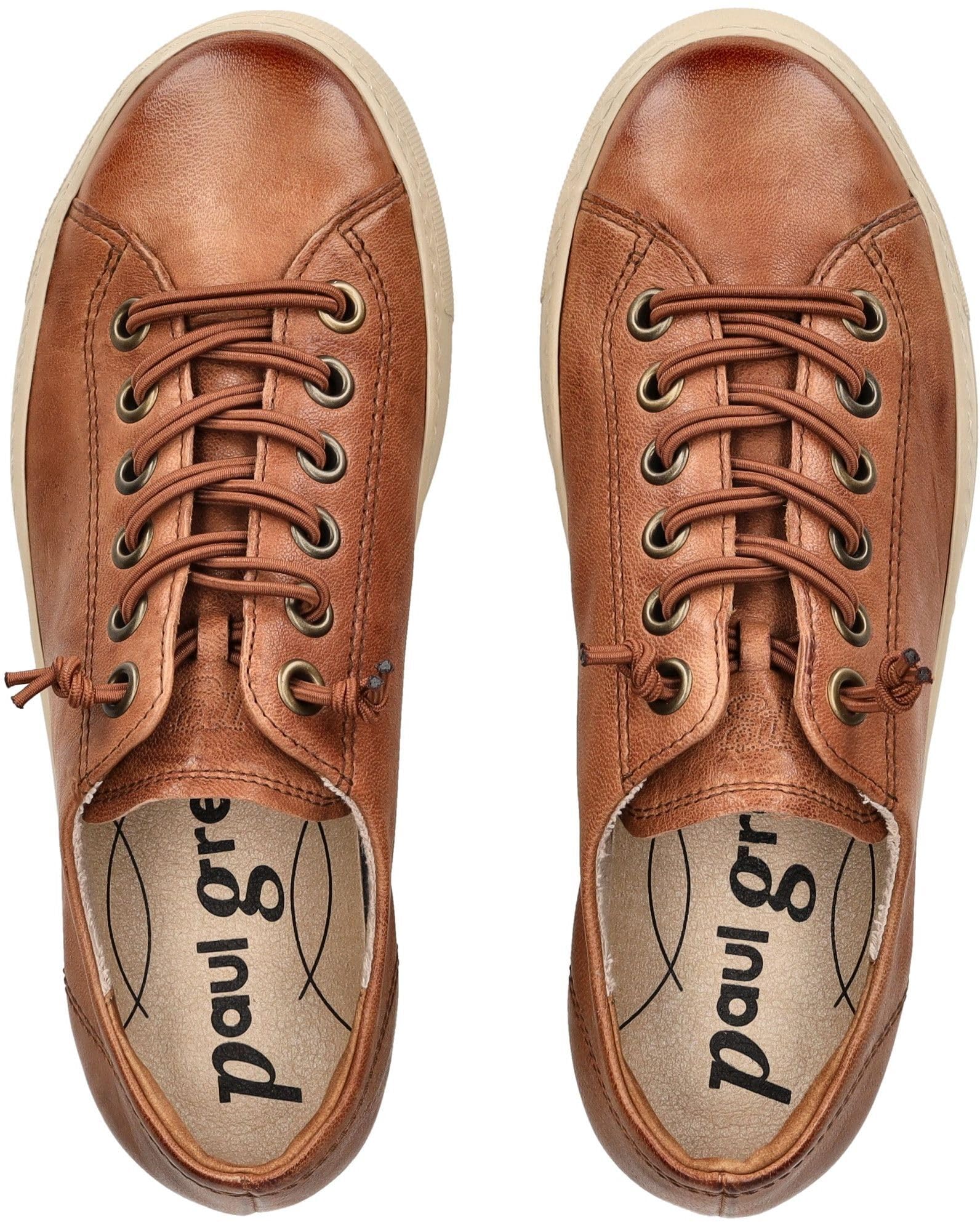 Paul Green Zapatillas 4081-618 Piel Lisa Marrón Mujer