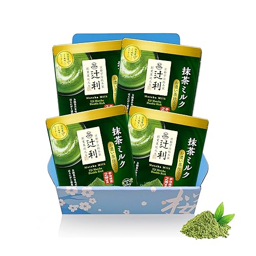 Miniatura 7 de Matcha Milk Uji Double Rich Latte de Tsujiri, bolsa resellable de 5.29 oz fabricada en Kioto, Japón