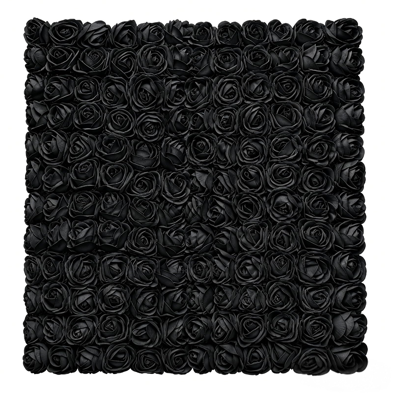 Gkhlg 144 Pcs Foam Roses Artificial Flowers with Soft PE Foam Stems Craft Flowers for DIY Crafters to Decorate Home Parties and Holidays (Black) — image 1