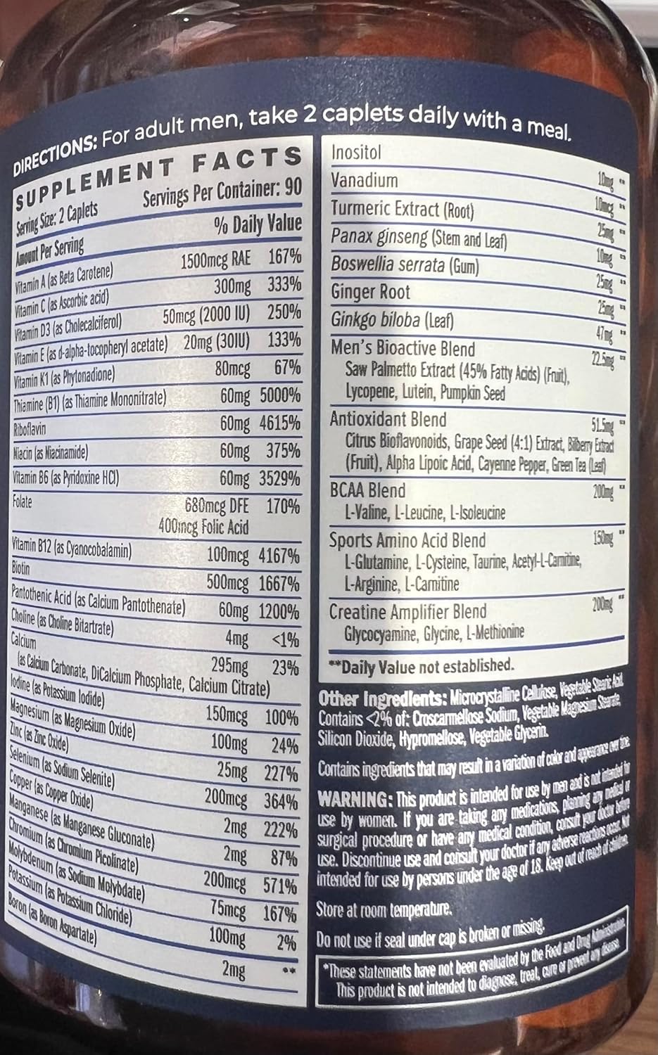 Vitamin World Ultra 360 Men's Multi Sport (180)