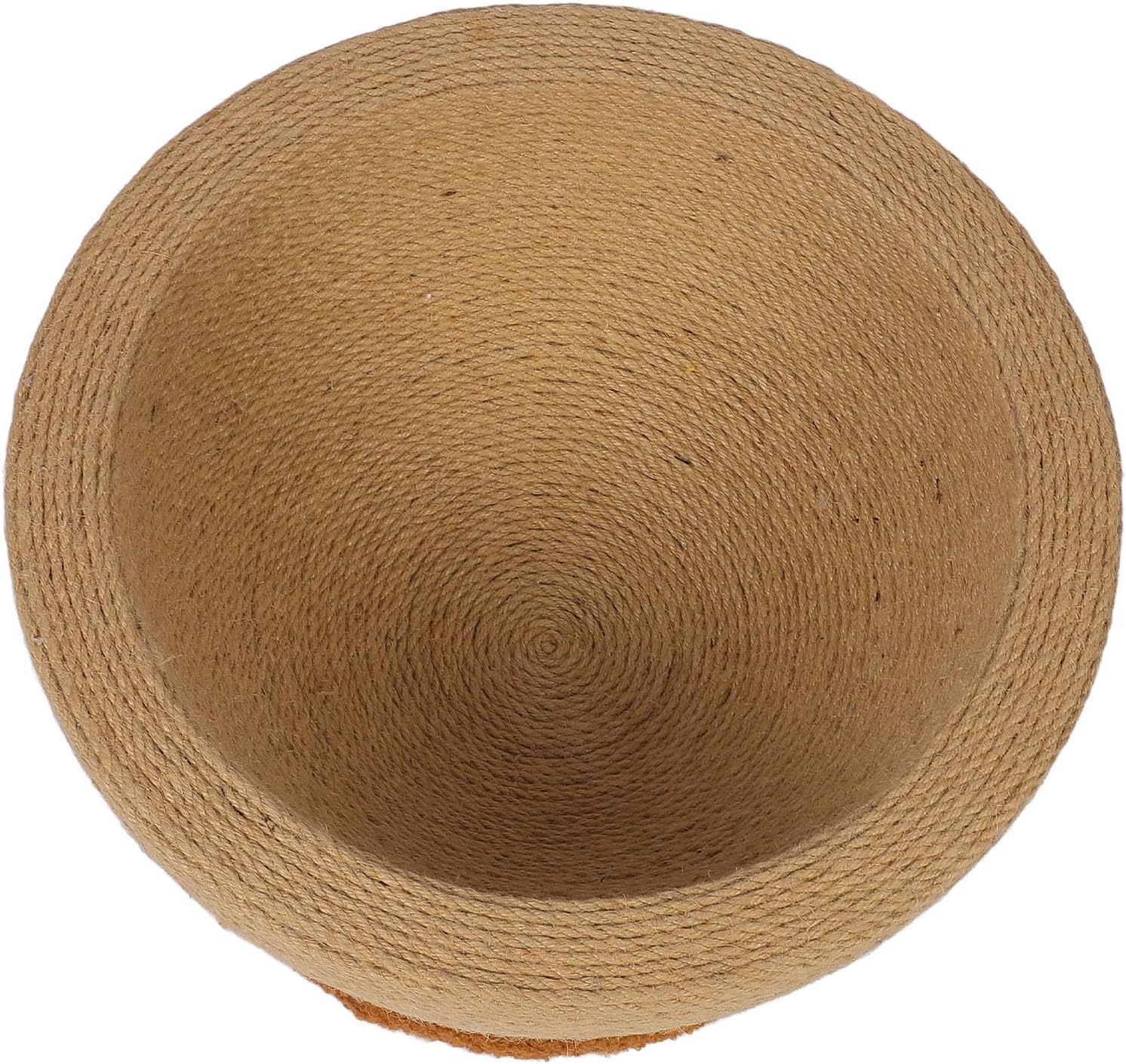 Semme 2 in Cat Scratching Board Bowl Lounge Bed with Sisal Scratcher for Kittens Cozy Curved Design and Material (Balanced Style (Round Bottom))