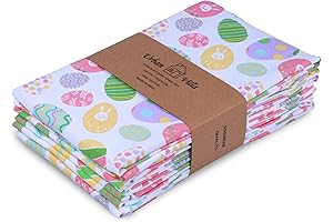 Enliven Your Kitchen with Urban Villa Easter Kitchen Towels (Set of 6)