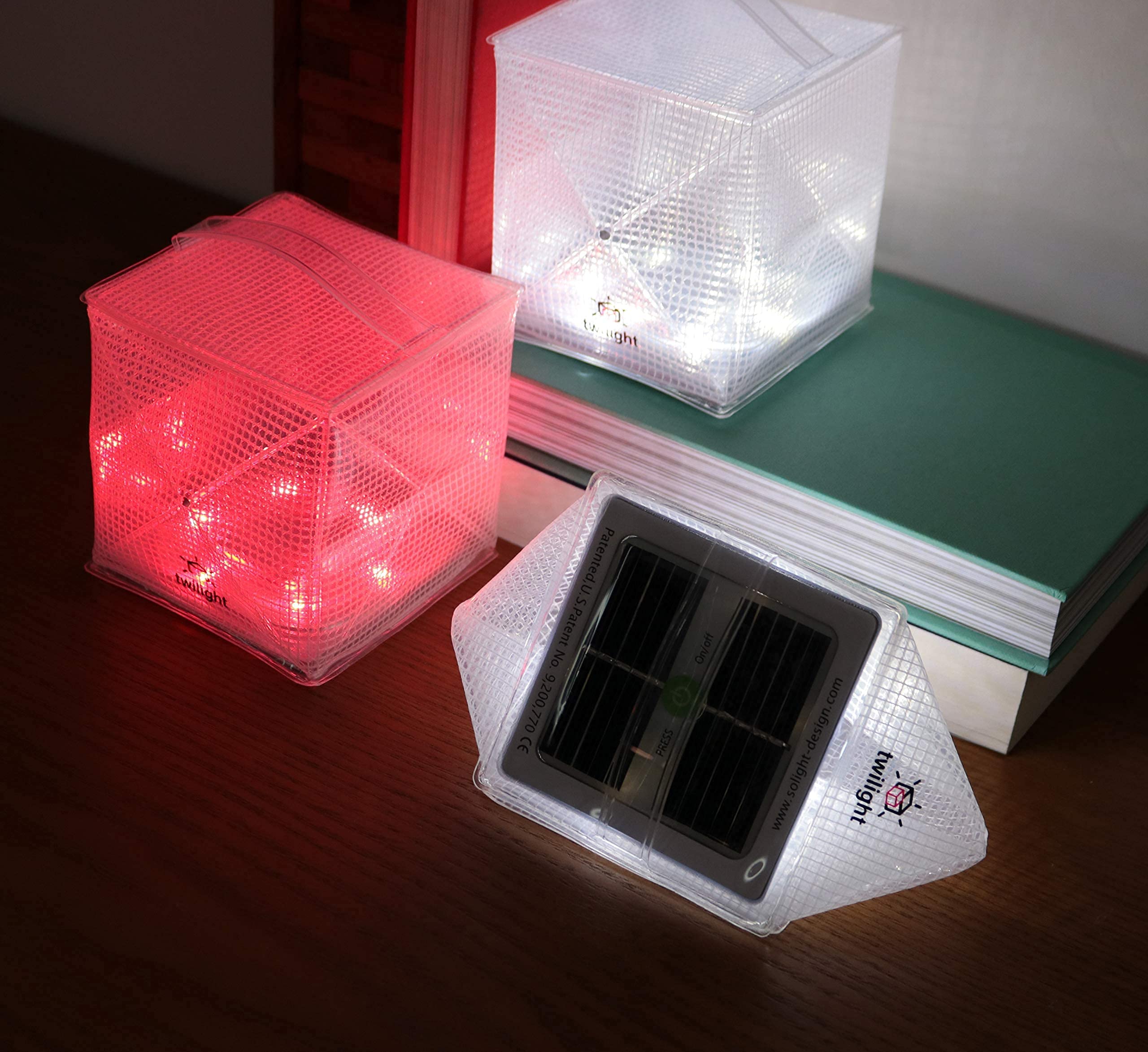 Solight Design SolarPuff LS - Lanterna Solare Pieghevole A LED, Ricaricabile, Impermeabile, 60/90 Lumen, Fino A 12 Ore Di Luce, Per Campeggio E Avventura