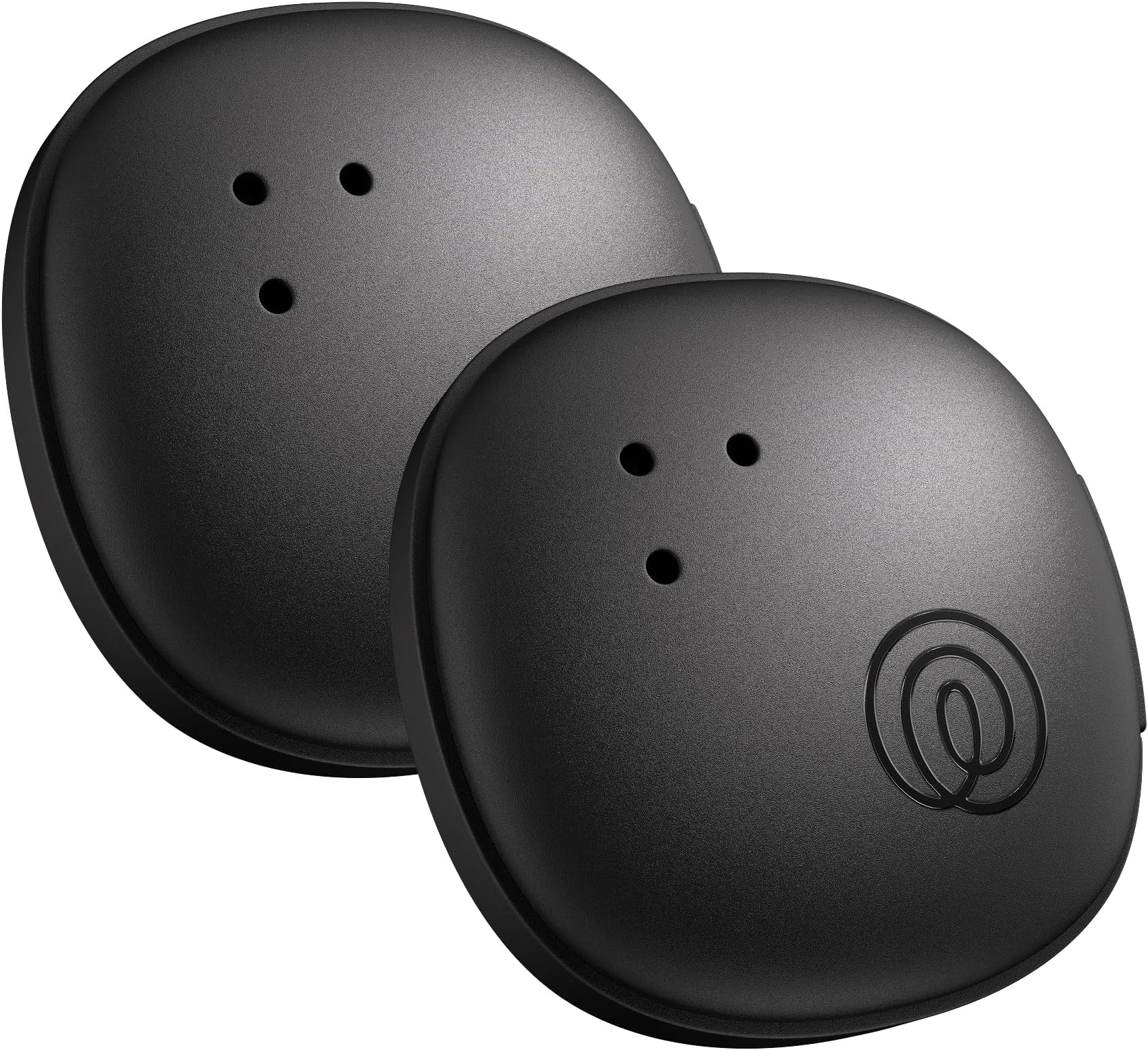 Life360 Tile Sticker - Small Bluetooth Tracker, Remote Finder and Item Locator for Bikes, Glasses and More. Both iOS and Android Compatible. Phone Finder. 2-Pack (Black)