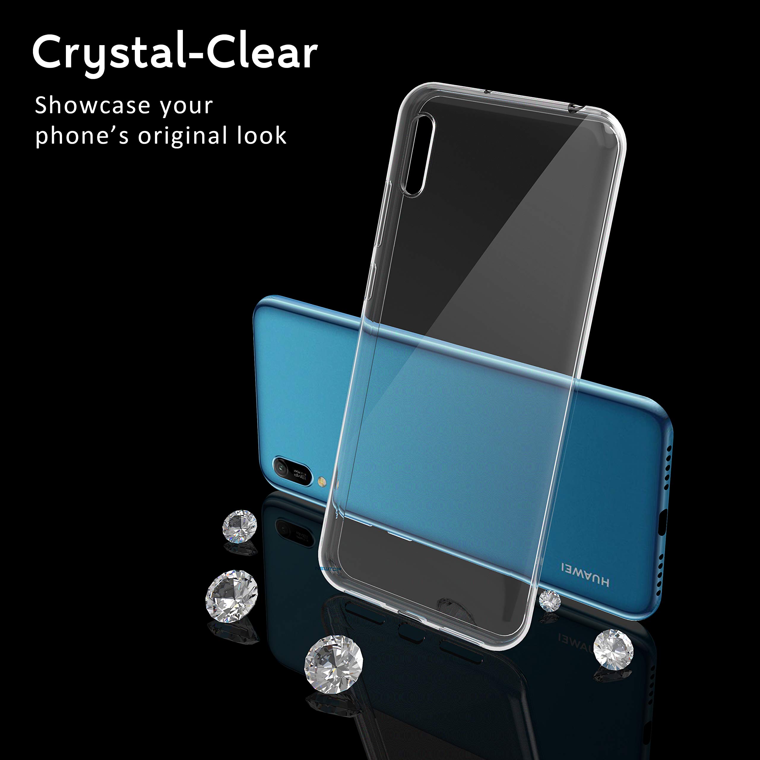 N NEWTOP COVER Compatibile per Huawei Y6 2019
