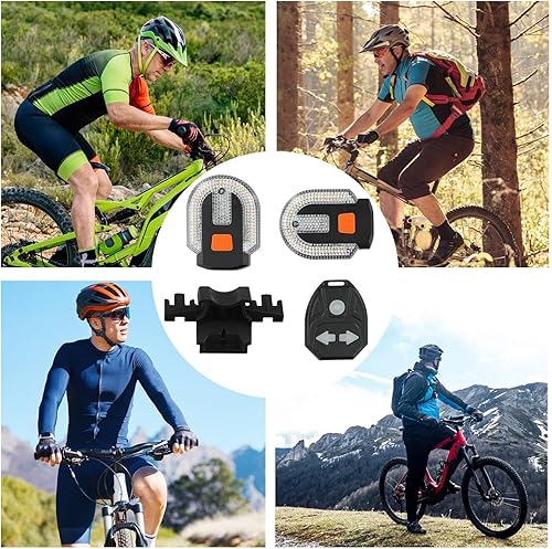 Miniatura 8 de Luces de señal de bicicleta  Luces de señal de giro para scooter  Luz trasera de advertencia izquierda derecha para bicicleta con bocina, indicador