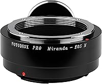 Vista 5 de Fotodiox Adaptador de montaje de lente profesional, lente Contarex (montaje CRX) a Canon EOS M (EF-m) adaptador de cámara sin espejo con dial