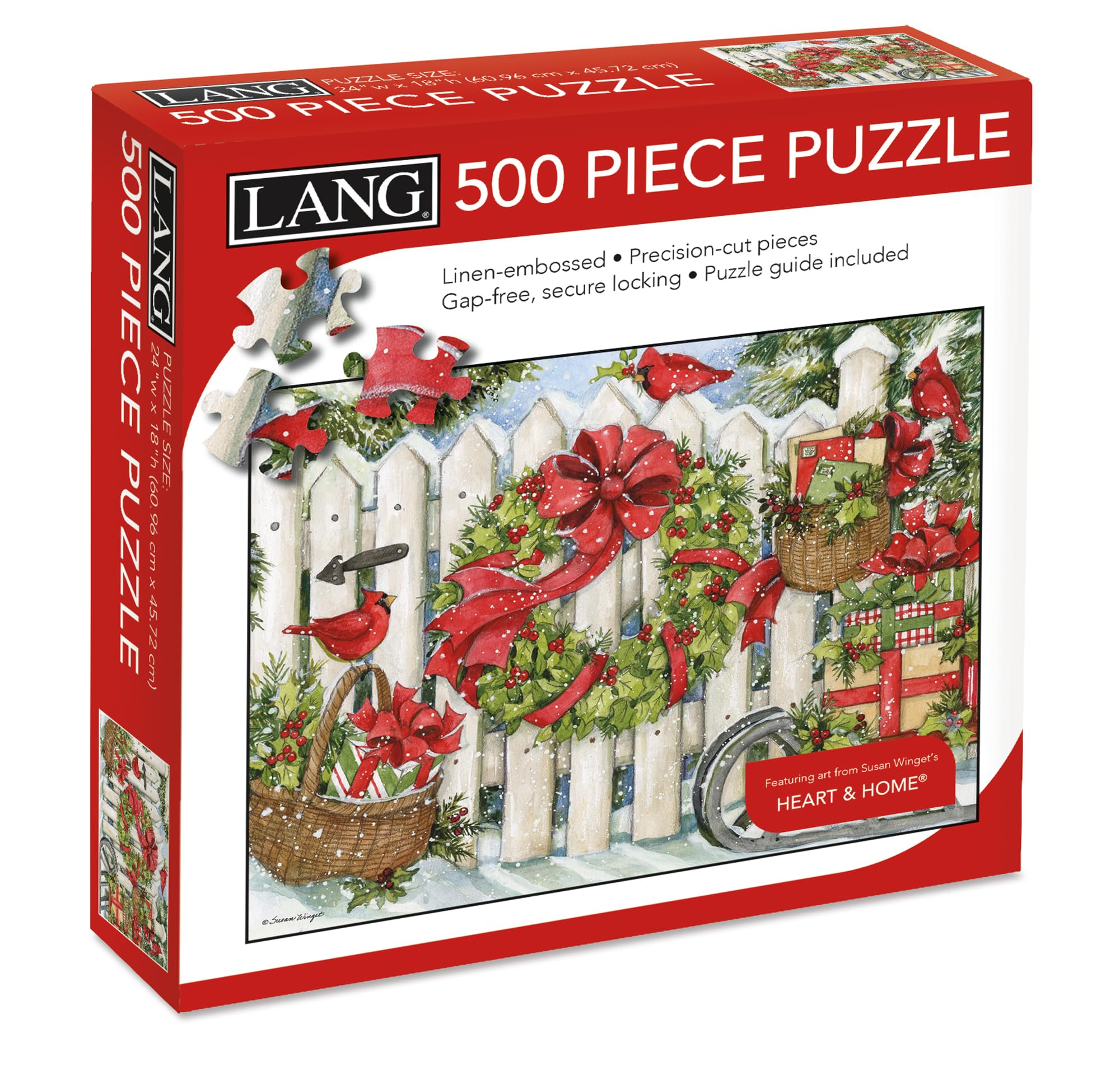 LANG Christmas Fence Puzzles - 500 Pc (5039194)