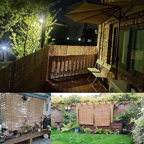 Miniatura 6 de Y&J Persiana para el hogar, cortina de junco natural tejida a mano, protección de privacidad transpirable, para cocina, restaurante, casa de té