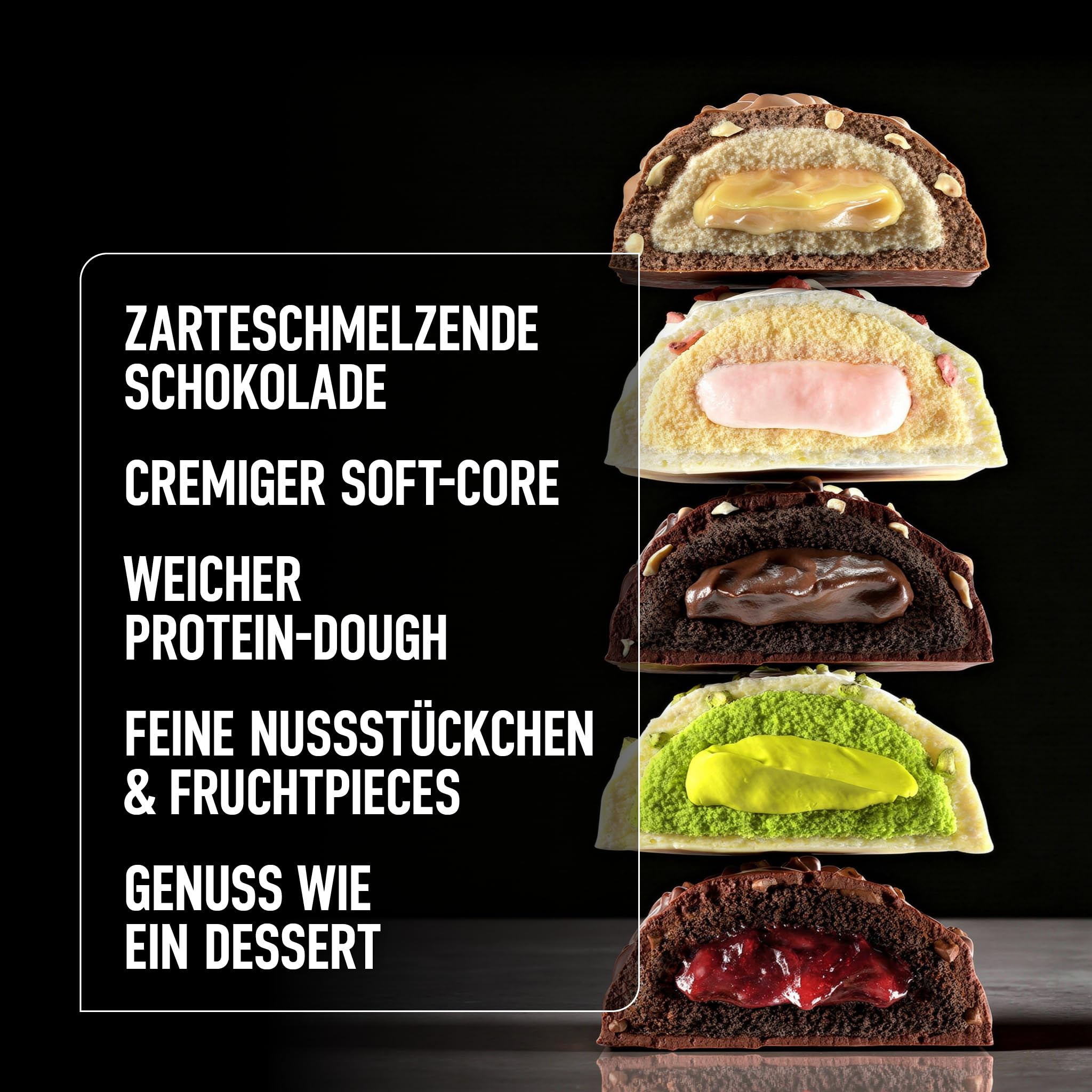 ESN Designer Bar Box, Strawberry Yogurt, 12 x 45 g, der ideale Snack mit bis zu 15 g Protein pro Riegel, made in Germany