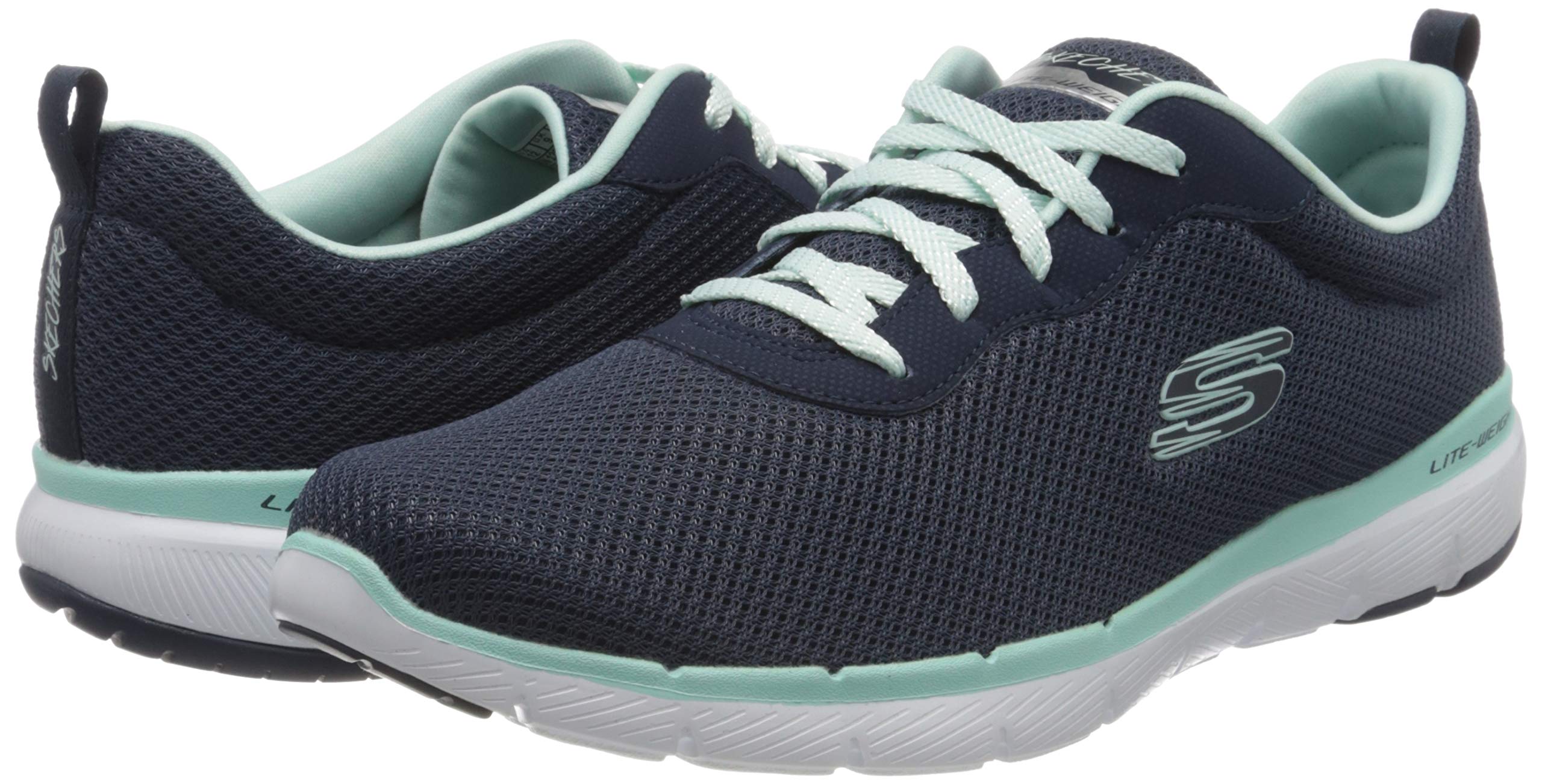Skecherswomens Flex Appeal First Insight Trainers Uk