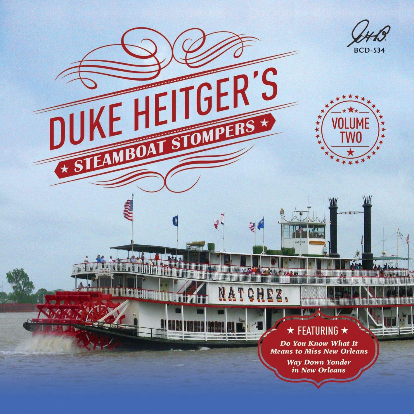Vol.2 [Audio CD] HEITGER's STEAMBOAT STOMPERS,DUKE