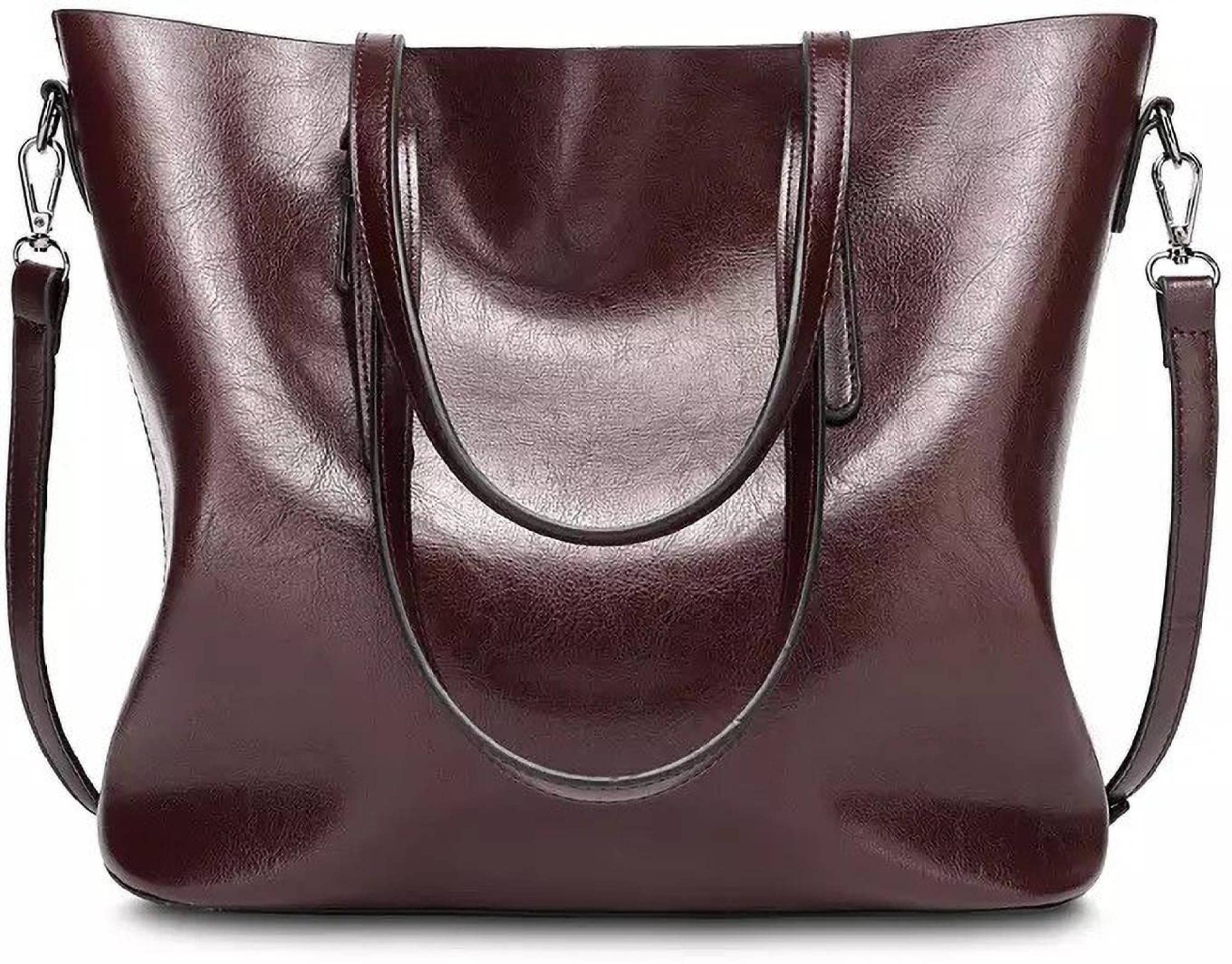 PESOMA Faux Leather Women Handbags Shoulder Hobo Bag Purse With Long Strap(Fits up to 12.9" Tablet/15.6") Purse (Dark RedS) (B0CTX5DVDQ) Amazon Price History, Amazon Price Tracker