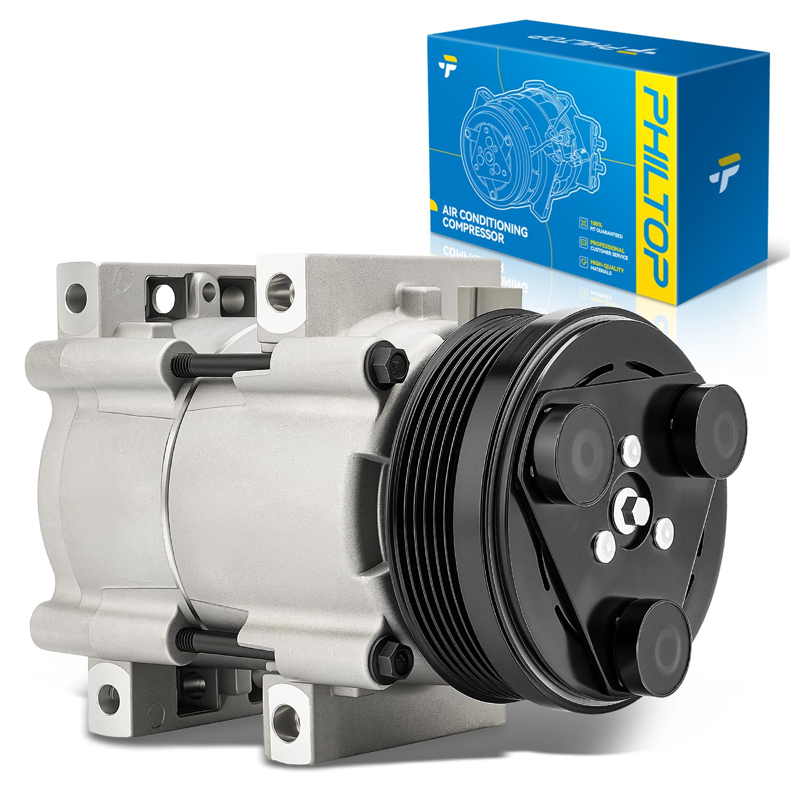 PHILTOP 2041309 NEW AC Compressor for Freestar/Mercury Monterey 2004-2007
