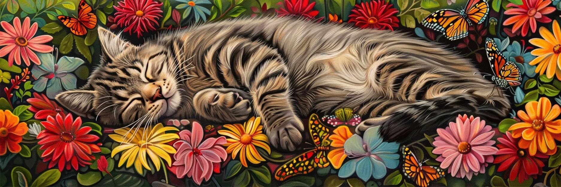 Peinture diamant chat 5D à strass brillants avec grande toile canevas point de croix