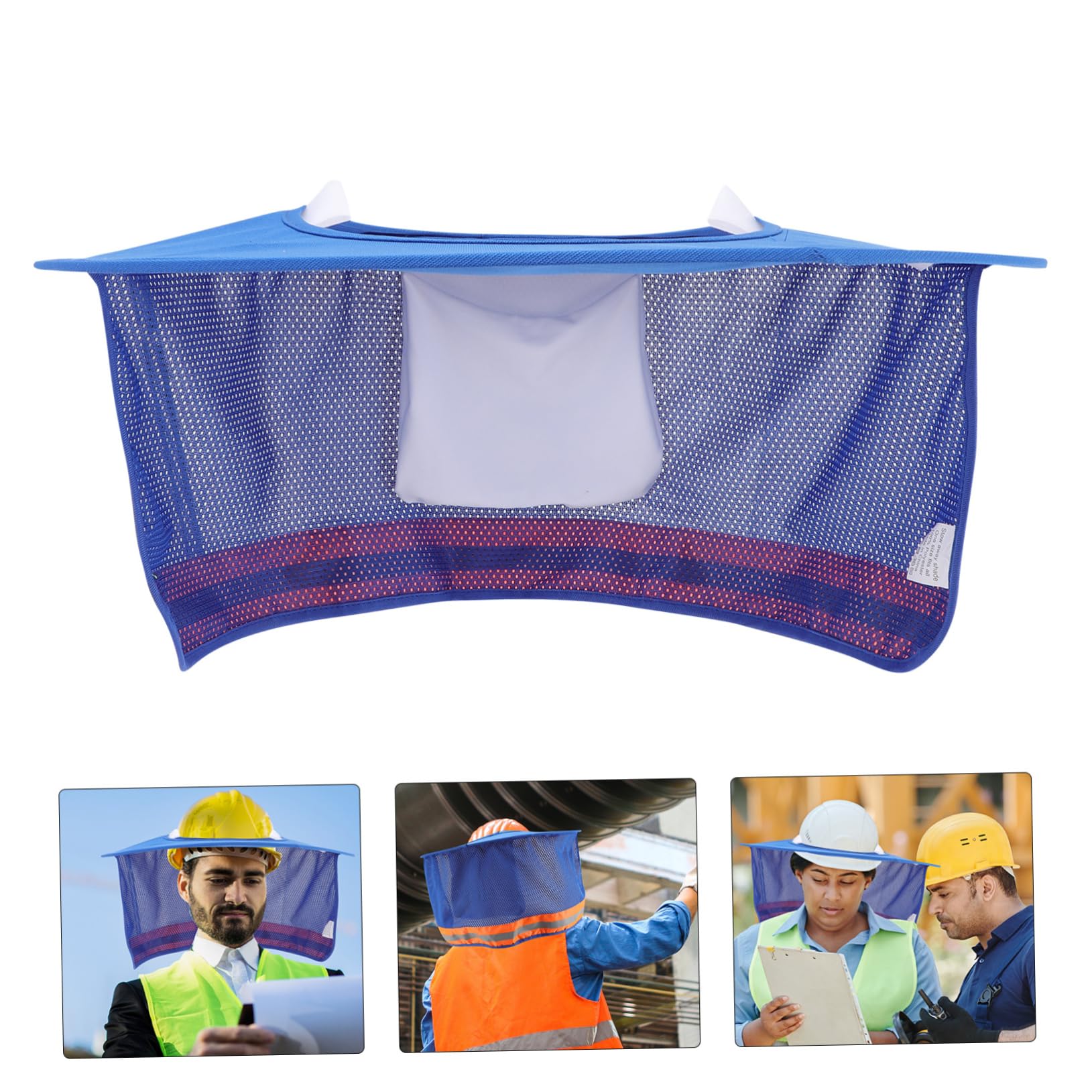 Hemobllo 4pezzi Protezione Solare Per Casco Da Lavoro Con Copertura Riflettente Per Attività All Aperto Come Costruzioni Giardinaggio e Ciclismo Facile Da Installare