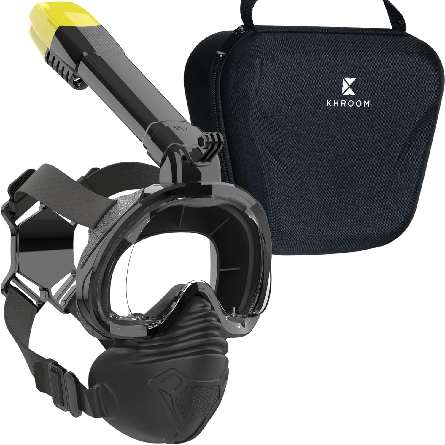 Khroom Seaview Z Adult Snorkel Mask, CO2 Safe, Known from YouTube, Full
