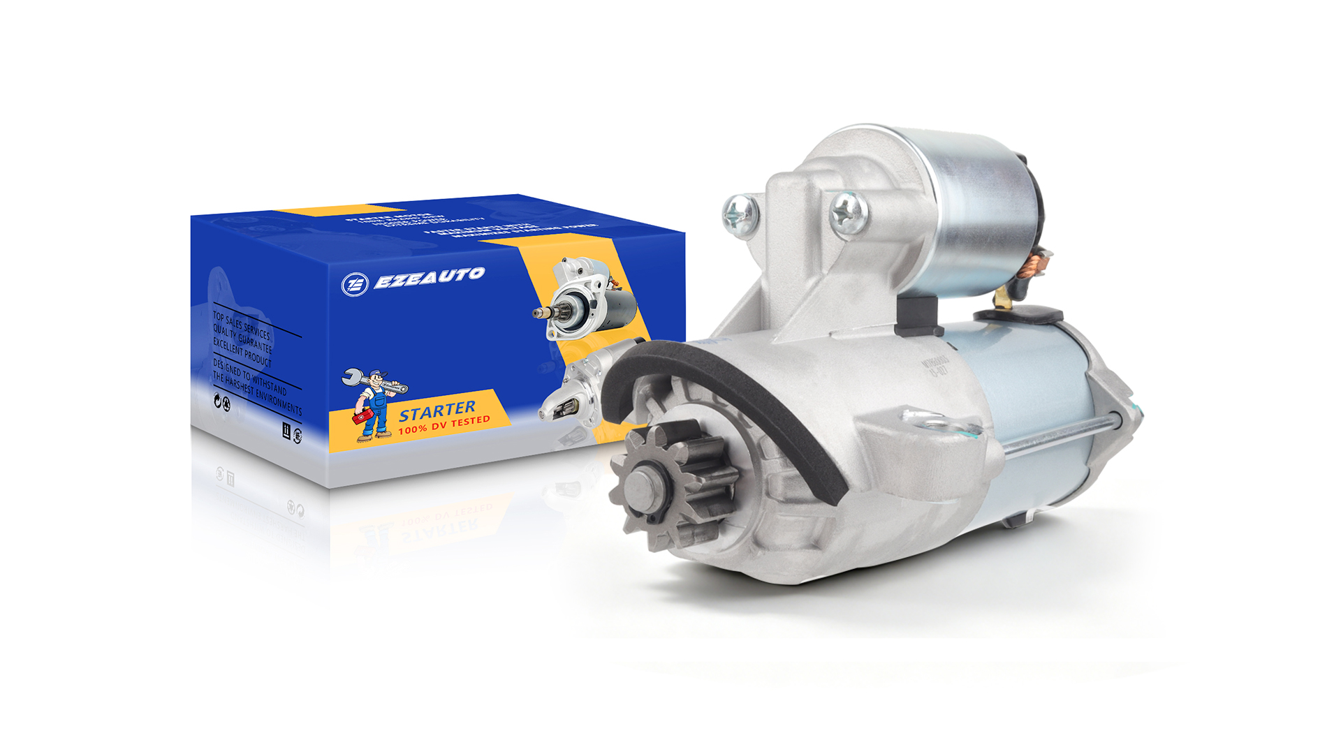 Image of Ezexpreze 6692 New Starter Compatible with Ford Explorer 11-19, Edge 07-18, Flex 09-19, Taurus 08-19 & Lincoln MKZ 13-16, MKX 07-18, MKS 09-16, MKT & Mercury Sable 08-09, 3.5L 3.7L, 12V 1.4KW 10T CCW