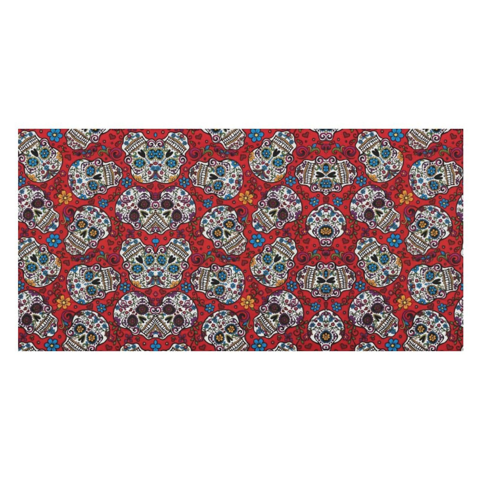 LWORZIIB Beach Towel, Mexican Sugar Skulls Bath Towel, Pool Towel Great for Gym Swimming 80 X 160cm