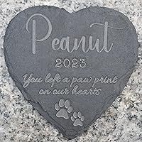 Vista 21 de Piedras conmemorativas de la pérdida de perro, personalizadas en memoria de regalos de perros, regalos para la pérdida de mascotas, regalos Gato