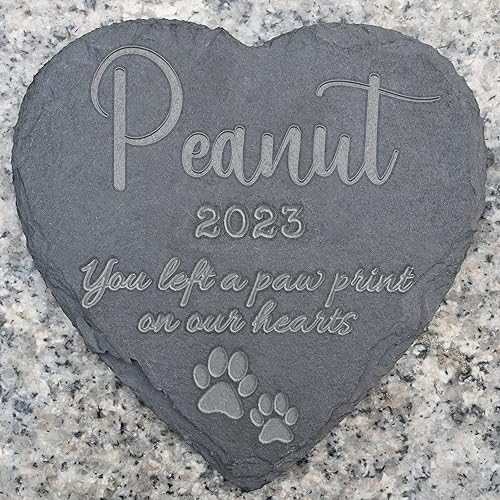Miniatura 21 de Piedras conmemorativas de la pérdida de perro, personalizadas en memoria de regalos de perros, regalos para la pérdida de mascotas, regalos Gato