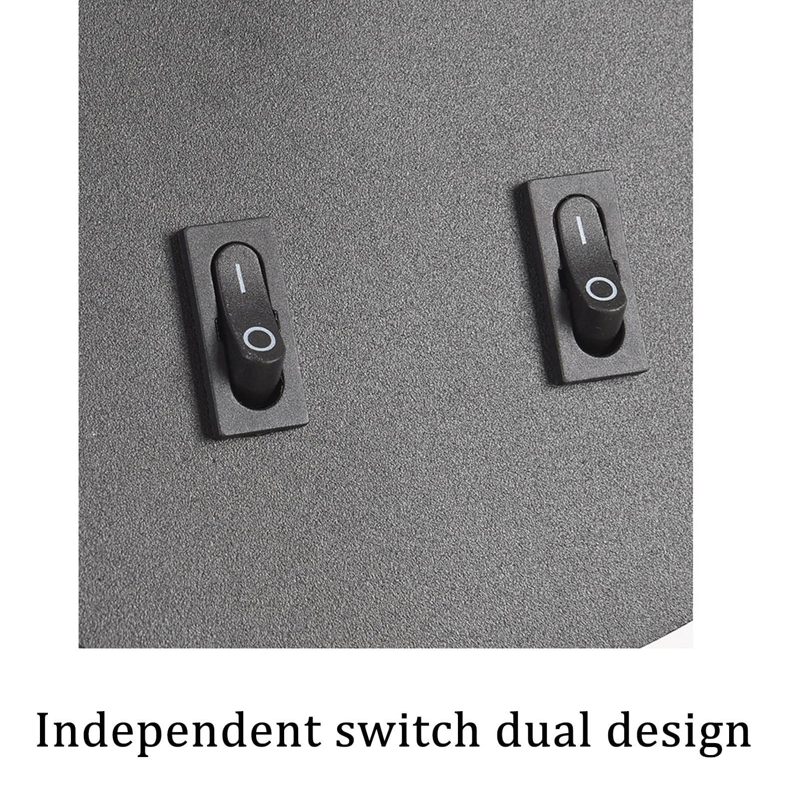 LED Wandleuchte Innen Leselampen mit 2 Schalter Moderne Wandbeleuchtung 350° Drehbar Verstellbar Spot Wandlampen Aluminium für Schlafzimmer Nachttisch Wohnzimmer (Weiß Rechts,Warmes Licht)