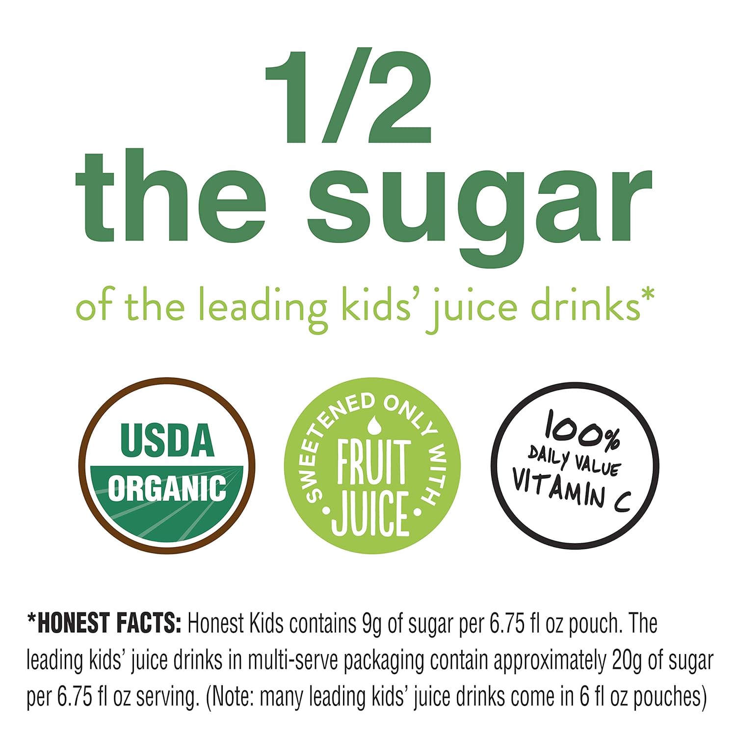 Honest Kids, Goodness Grapeness Grape Fruit Juice, 6.75 Fl Oz (pack of 8)