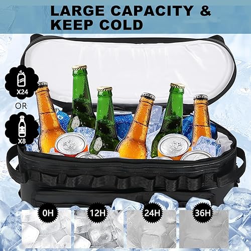 Miniatura 3 de Kayak Cooler Behind Seats Waterproof Kayak Seat Back Coolers for Kayaking, Beaches, Paddleboarding, Kayak Cooler Bags with Leakproof Material for