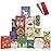 Smarimple Christmas Gift Bags 16 PCS Christmas Bags Bulk Assorted Sizes with Handles and 12 Sheet Tissue Papers 16 Holiday Designs 3 Jumbo 5 Large 6 Medium 2 Wine Bags for Xmas Holiday Present