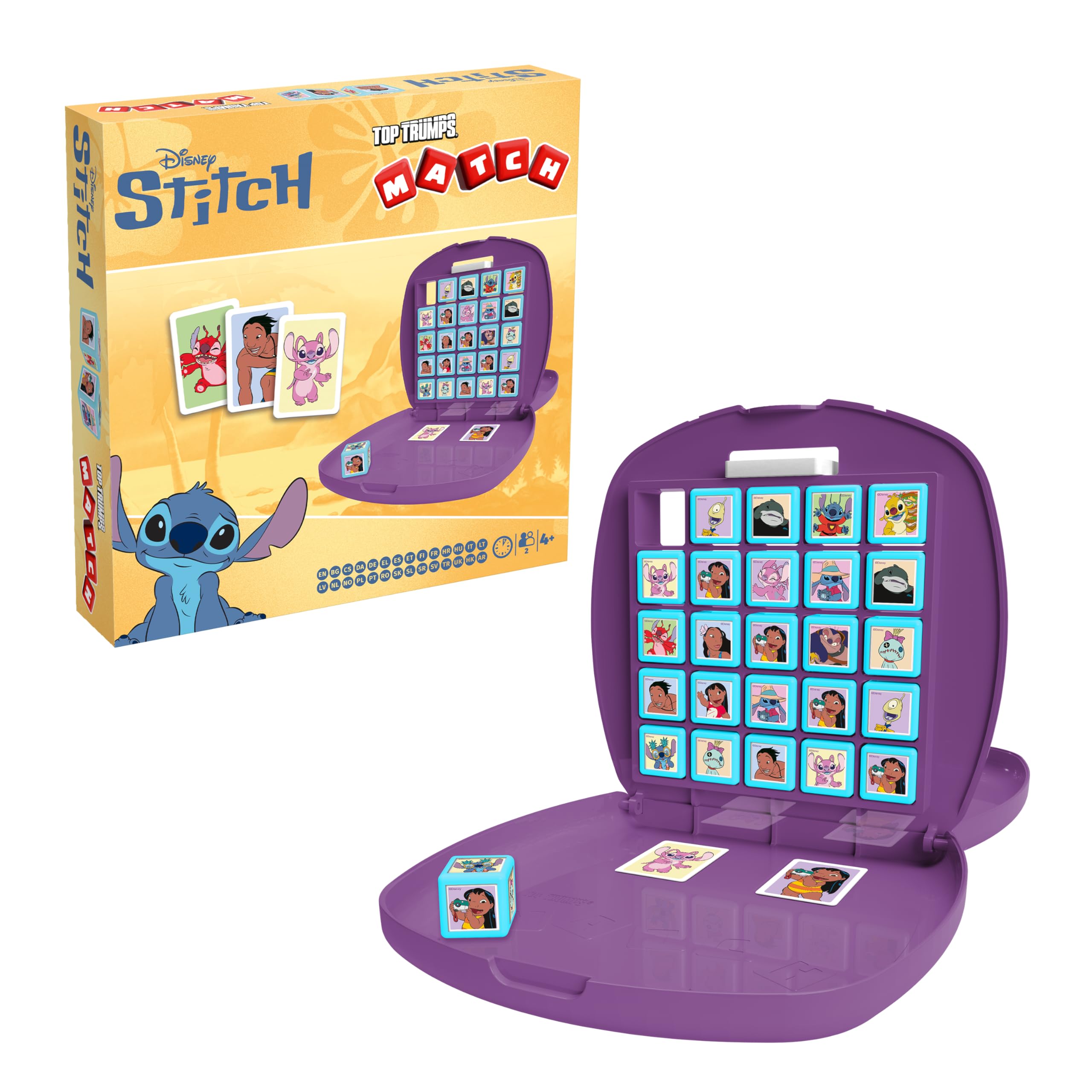 Top Trumps Match Stitch Jeu de Societe 4 Ans Plus - Match Jeu 2 Joueurs - Jeux pour Enfants - Jeu Plateau Logique - Jeux Enfant