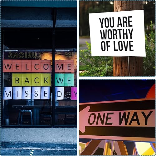 Miniatura 8 de PATIKIL Plantillas de letras de 7 pulgadas, plantillas de números, paquete de 36 plantillas reutilizables del alfabeto, juego de plantillas de