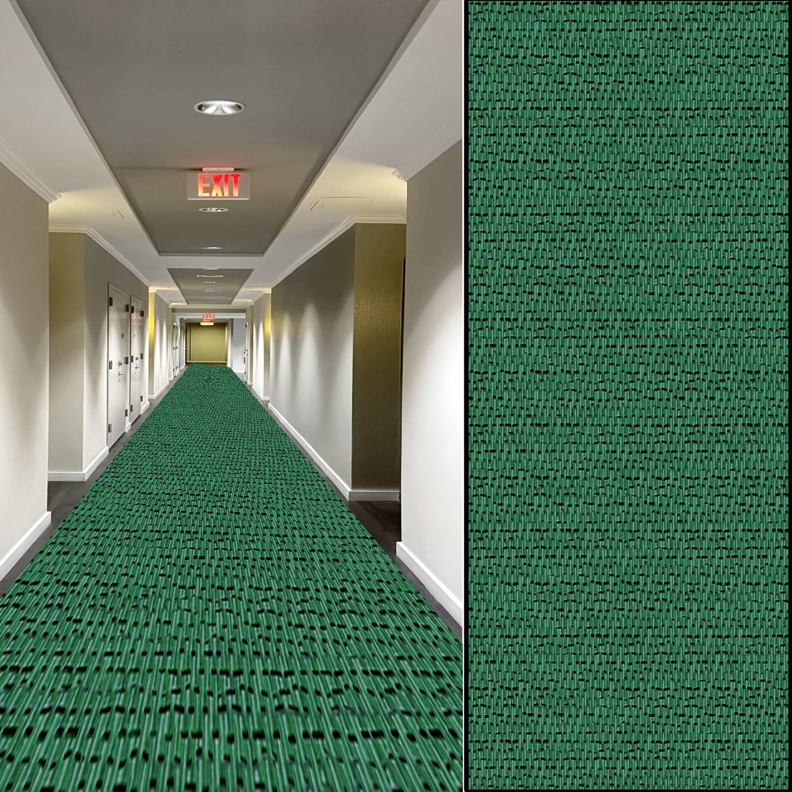 Alfombra de cocina 40 x 440 cm antideslizante alargada lavable color D