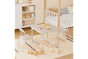 Kids' Play and Study Table and Chair Set by IDEALHOUSE