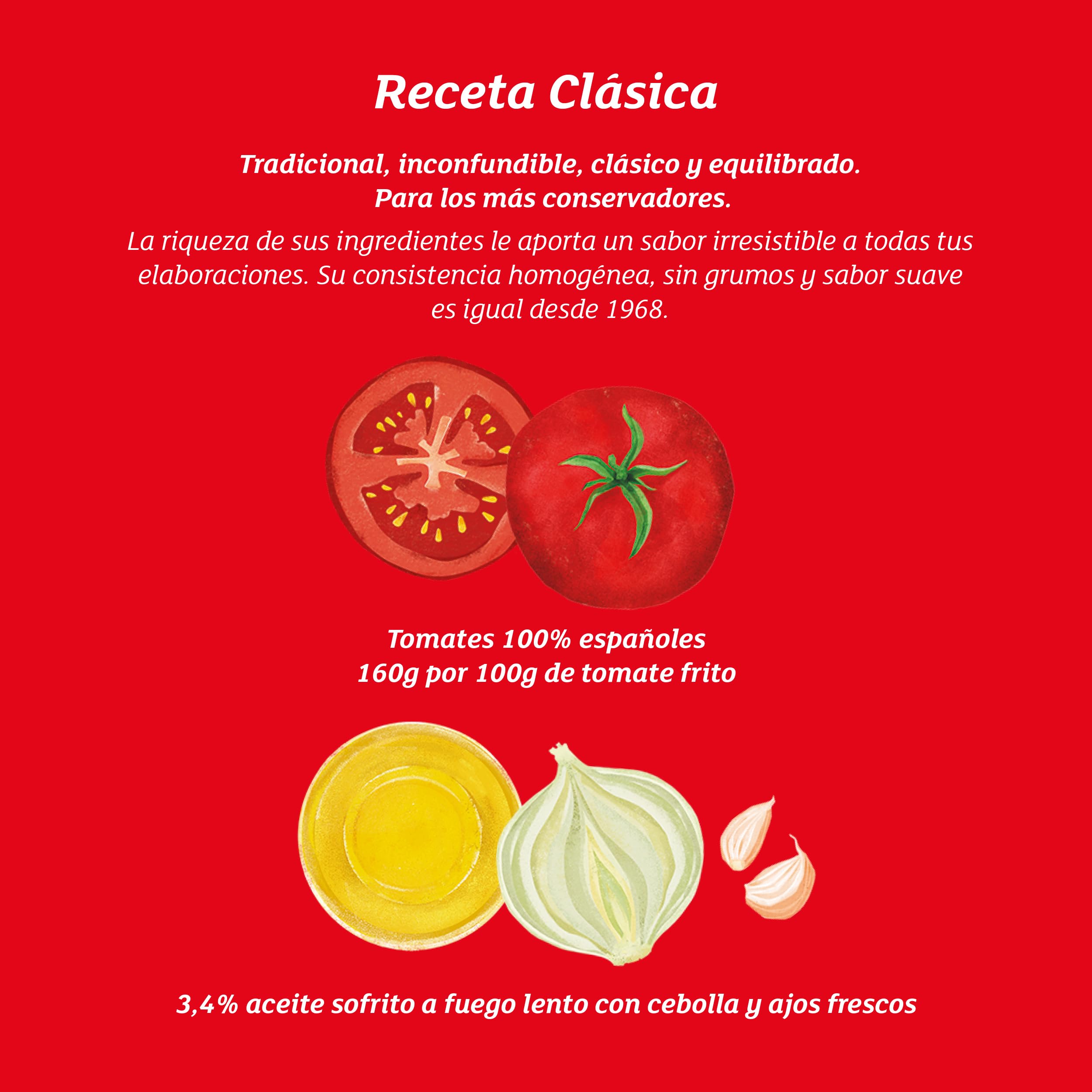 ORLANDO tomate frito Pack 6 Brik x 350g