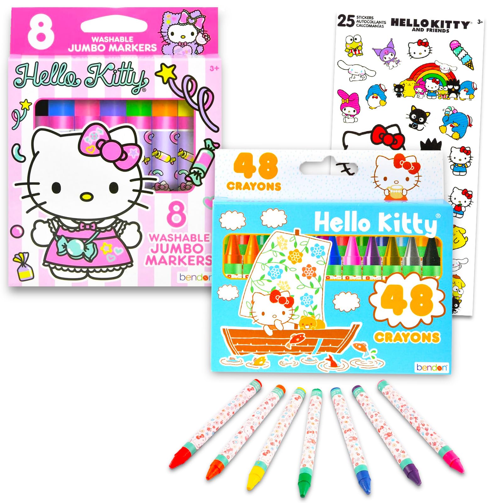 Amazon.com: Hello Kitty Coloring Set for Girls - Bundle with