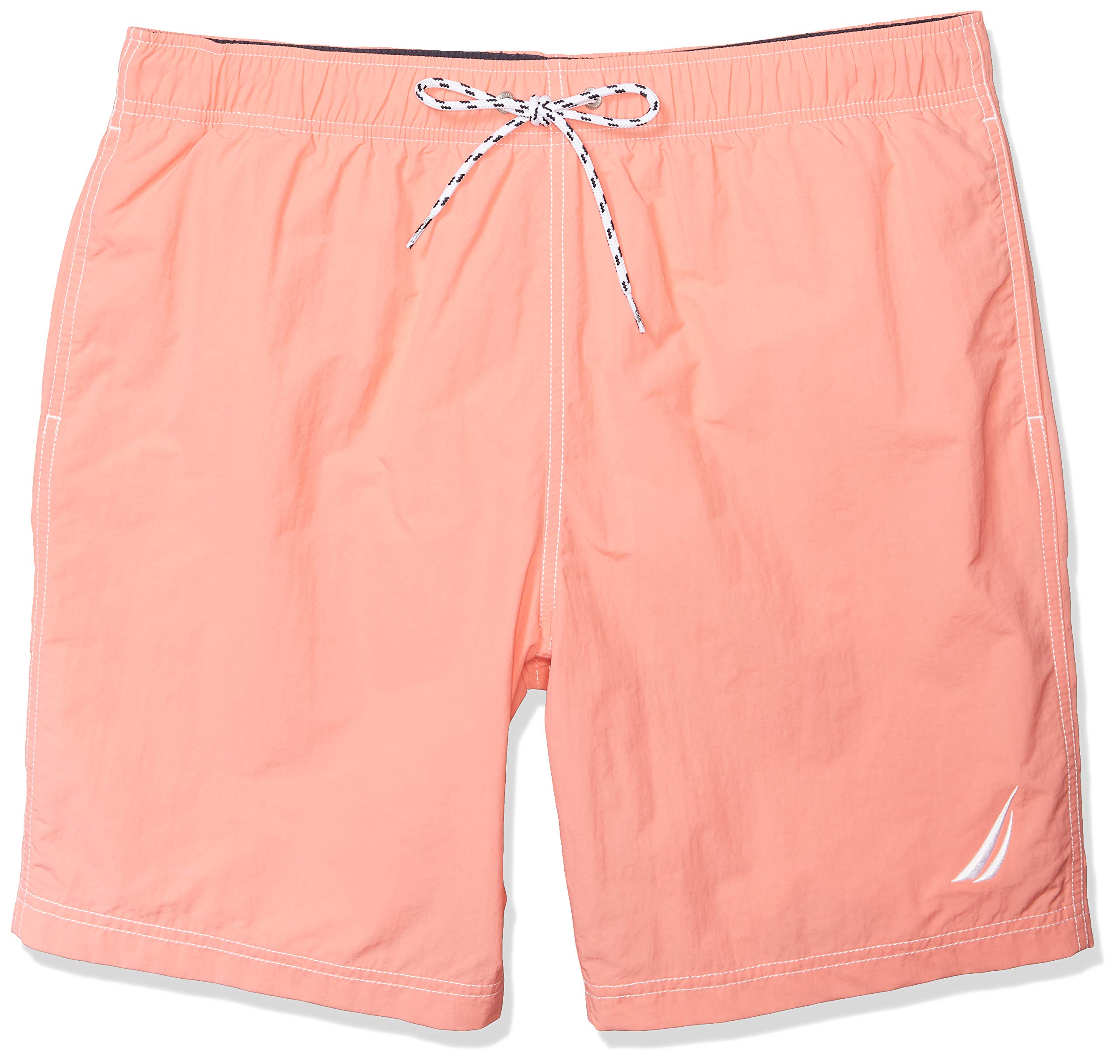 Men's Standard Full Elastic Solid Swim Trunks