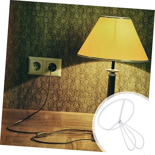 Miniatura 6 de Housoutil 4 unids soporte de lámpara abrazadera burbuja linterna colgante lámpara vintage marco redondo alambre lámpara sombra anillo lámpara