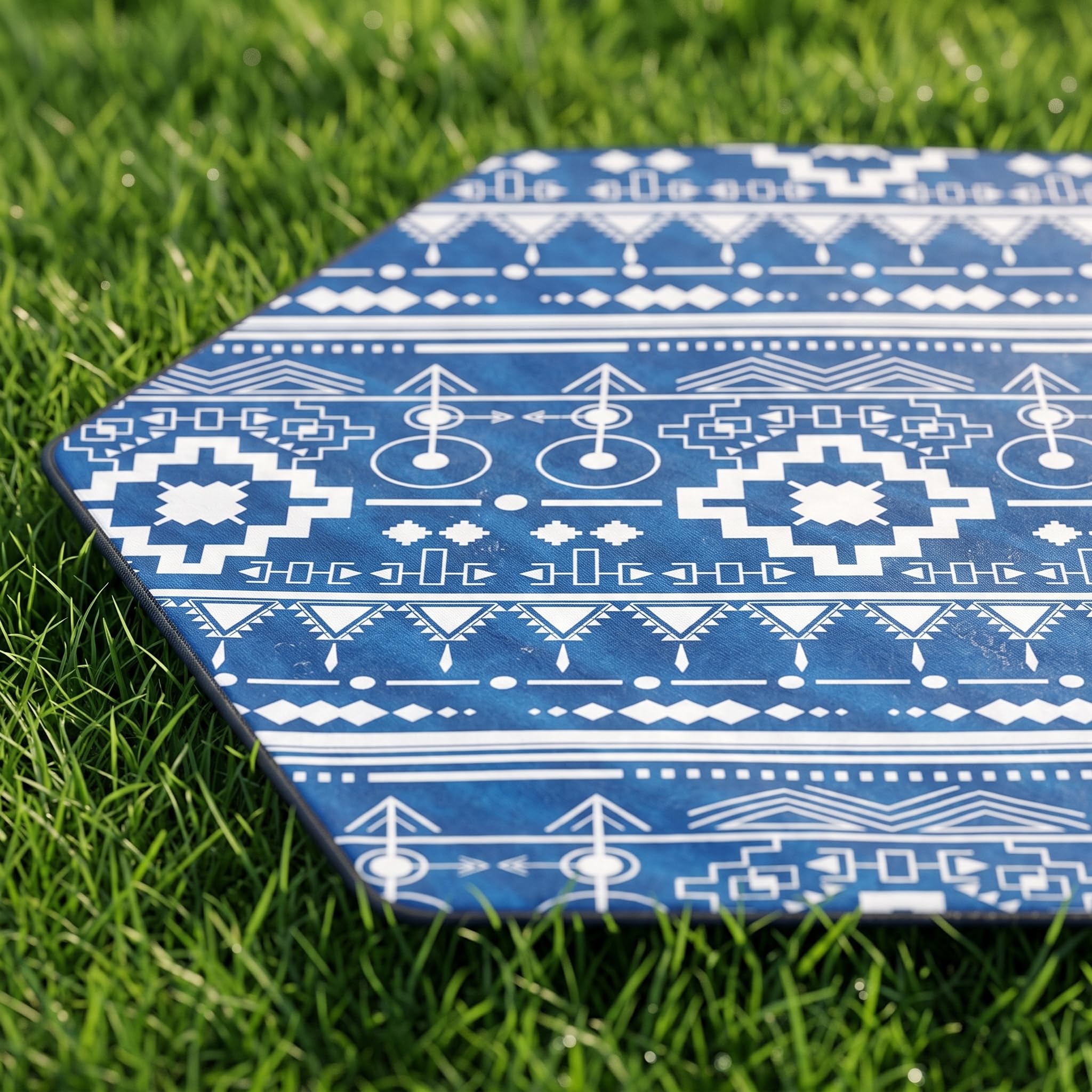 Tapis Pique-Nique Hexagonal, Couverture Pique Nique imperméable et Nappe Sol extérieur pour activités en Plein air