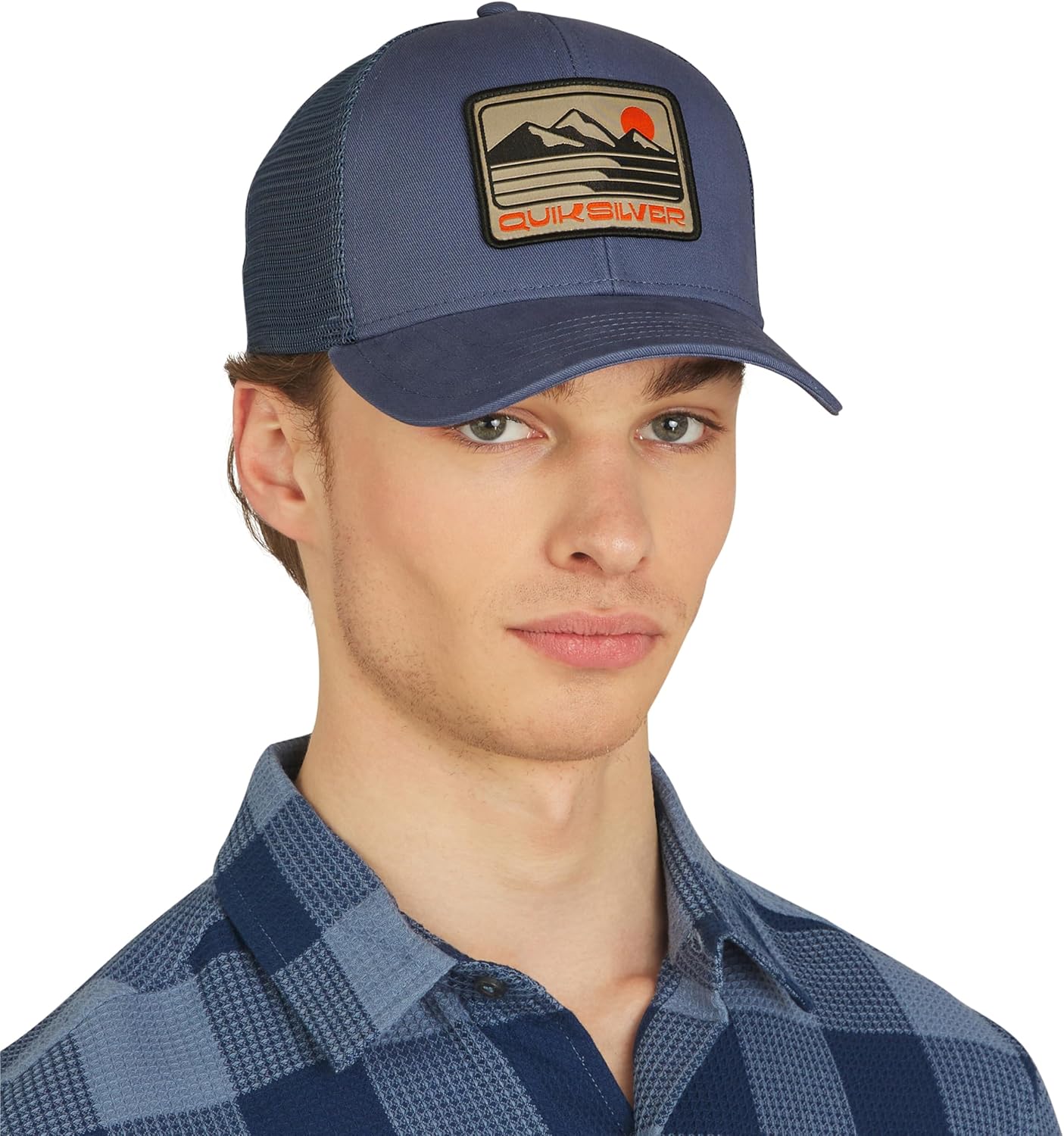Quiksilver Men's Premium Cotton Adjustable Snap Back Logo Baseball Cap