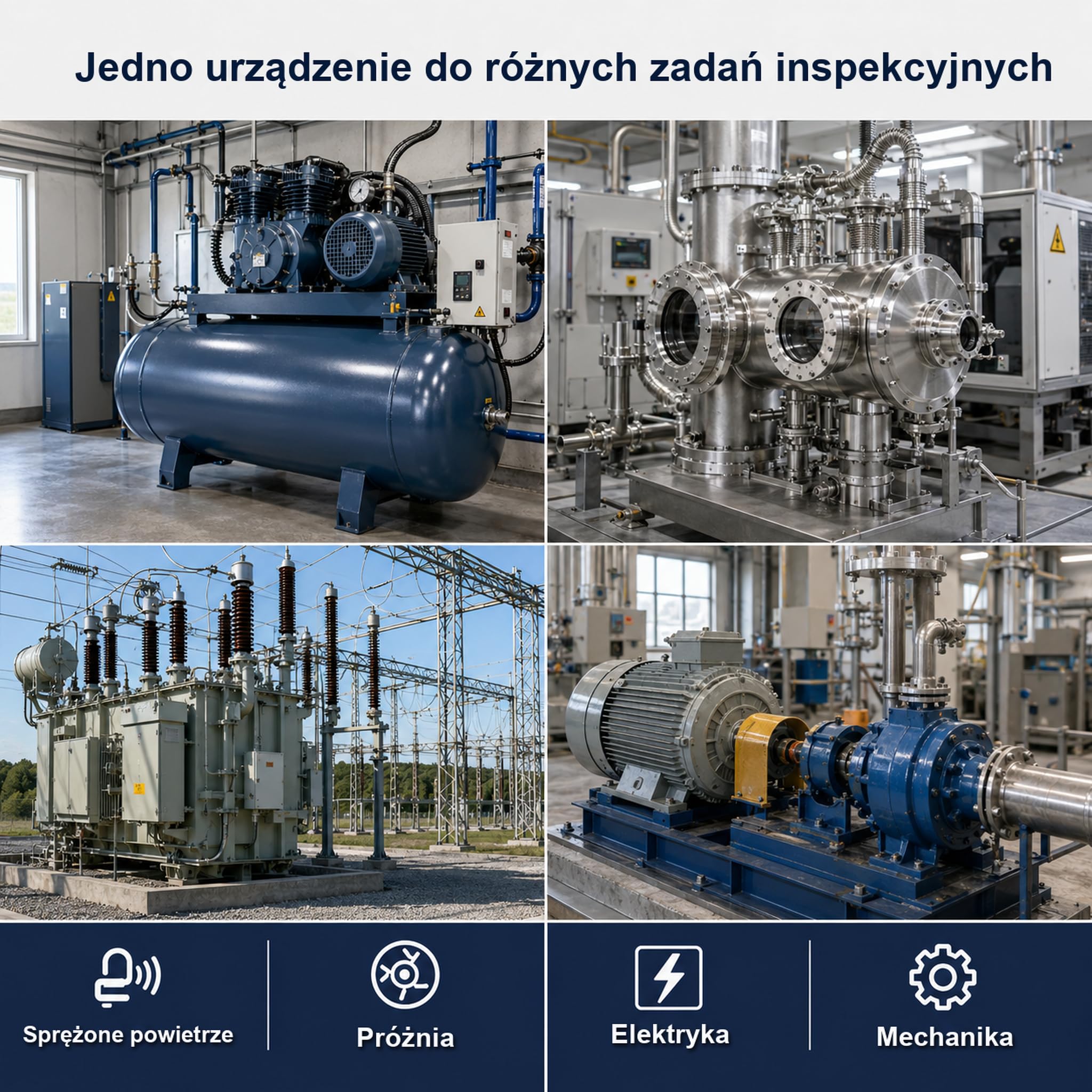TD2e Kamera akustyczna, 64 mikrofony MEMS, detektor nieszczelności sprężonego powietrza, gazu i instalacji próżniowych, 2–100 kHz, ekran 3,5", 5 MP, przemysł, HVAC, utrzymanie ruchu