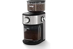Mr. Coffee Electric Burr Coffee Grinder: Unleash the Silent Precision of Brewing Perfection