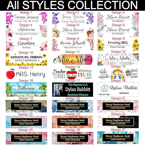 Miniatura 2 de Placas de nombre de escritorio personalizadas para escritorio, placas de identificación acrílicas personalizadas para escritorio, bloque de placa