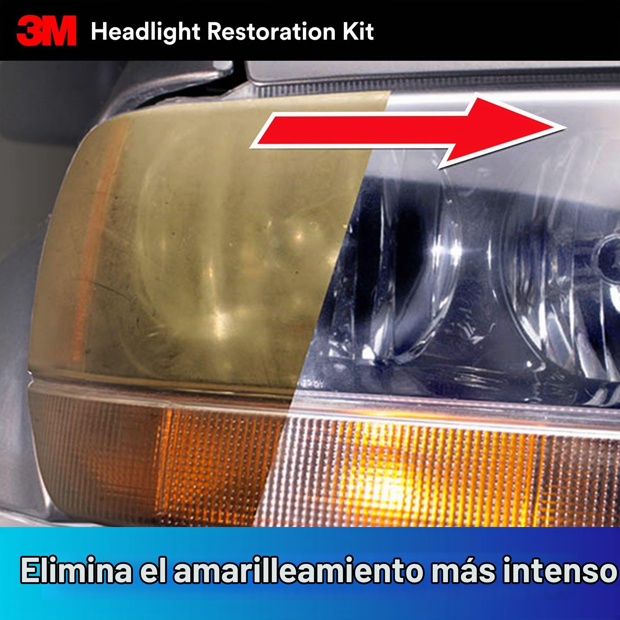 3M Sistema de restauración de Lentes de Faros, 39008, 1 Kit