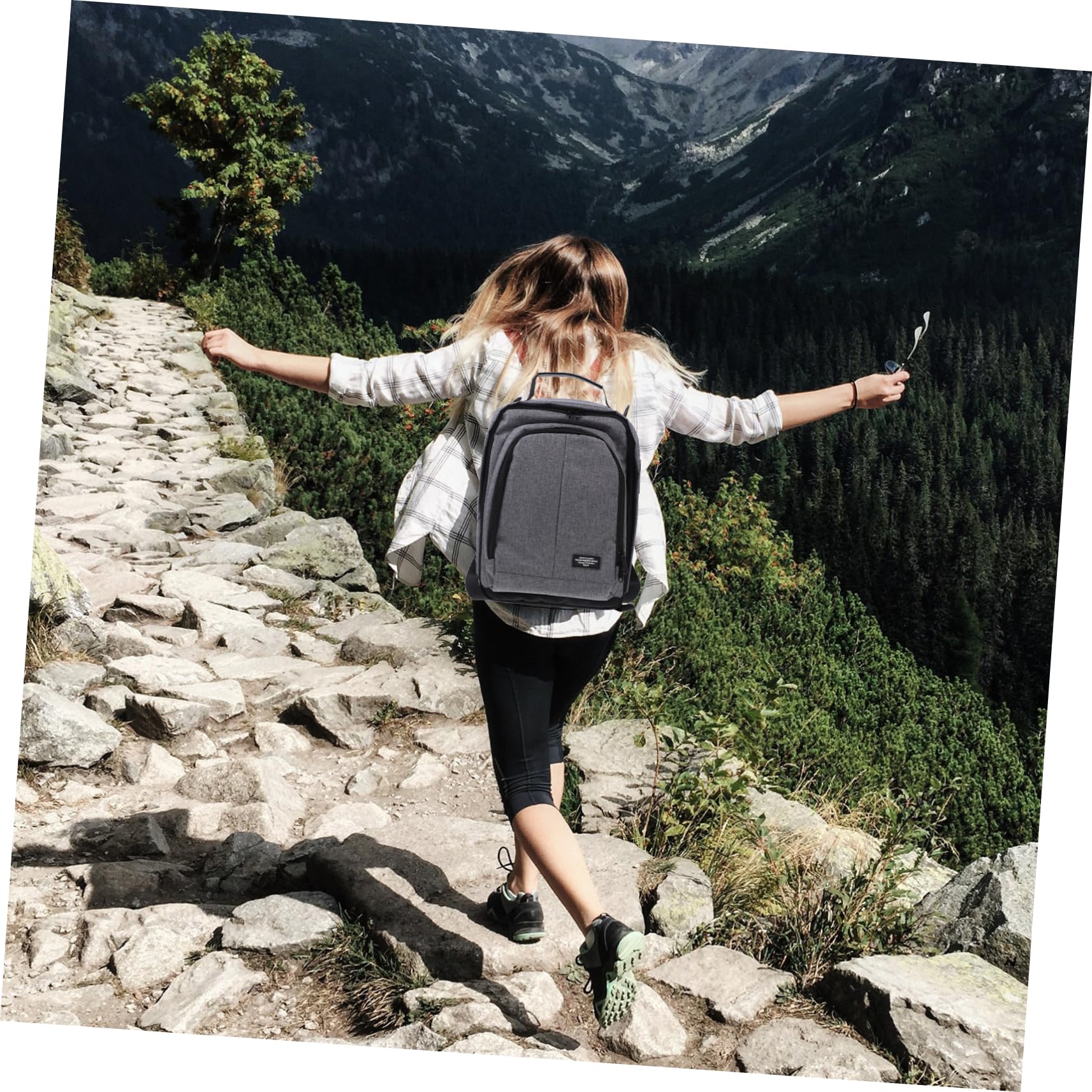 KOMBIUDA Zaino per Fotocamera Dslr, Borsa per Macchina Fotografica Oxford, Tracolle Comode, Uso Versatile per Viaggi e Outdoor