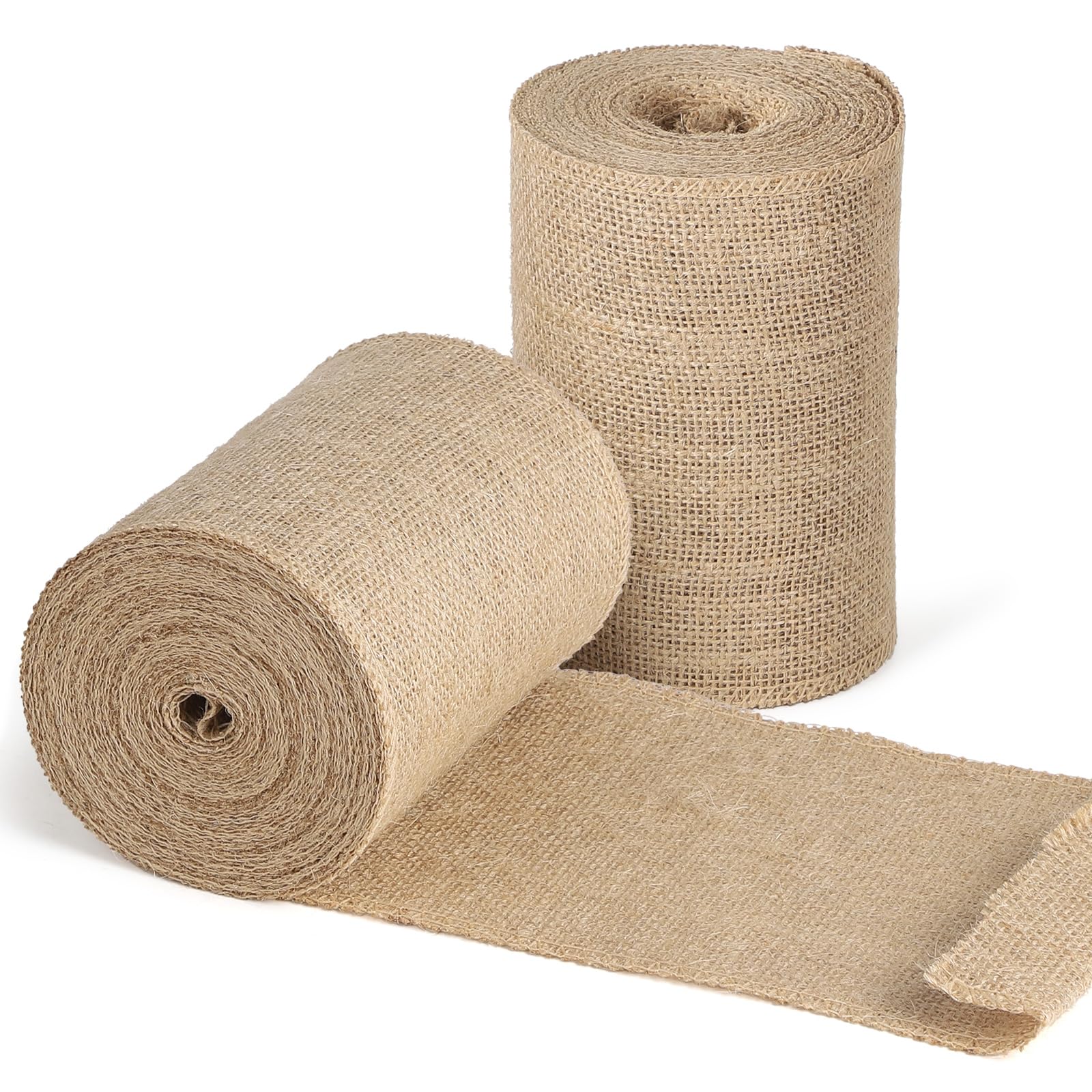 15 cm x 10 m di larghezza, nastro di iuta vintage, 2 rotoli di nastro di iuta per piante, protezione invernale per diverse misure, decorazione da tavolo, festa in giardino, matrimonio