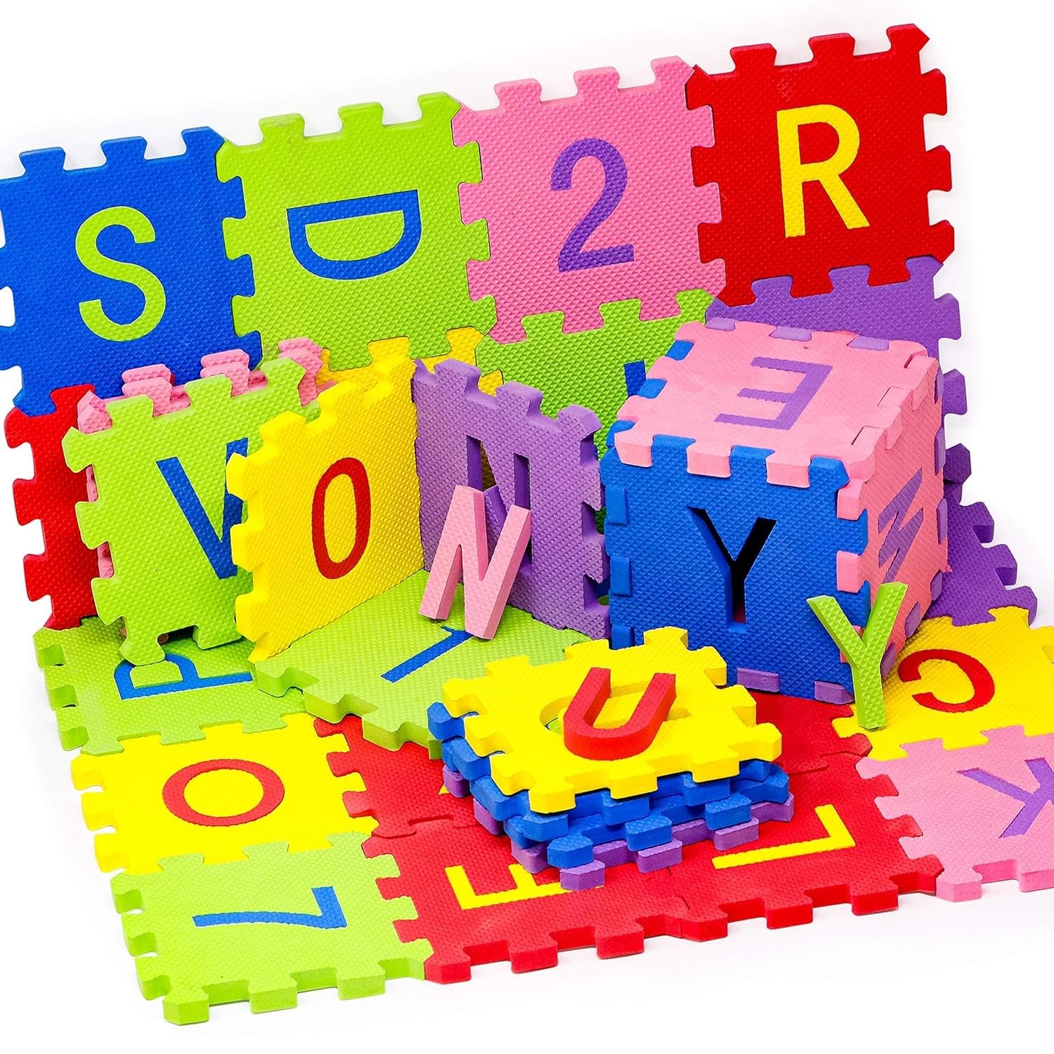 KITTER 36 Pcs Baby Puzzle Play Mat,Play ABC mat for Babies, Baby mats for Floor,Alphabet (A-Z) & Numbers (0-9) EVA Foam Non Toxic Playmat, Interlocking Tiles, Ideal for Crawling Kids (B0CPD274VK) Amazon Price History, Amazon Price Tracker